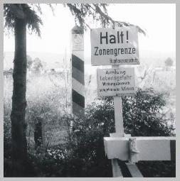 Zohnengrenze zur DDR Aufnahme von Hellmut Hermann 